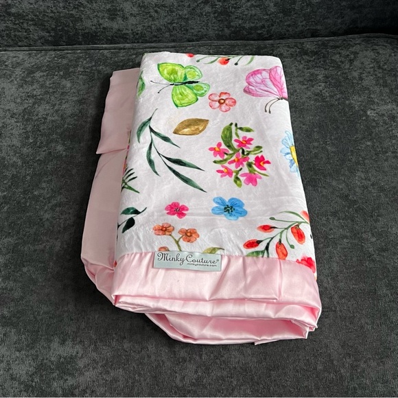Minky Couture Spring Morning Infant Blanket - Picture 4 of 8